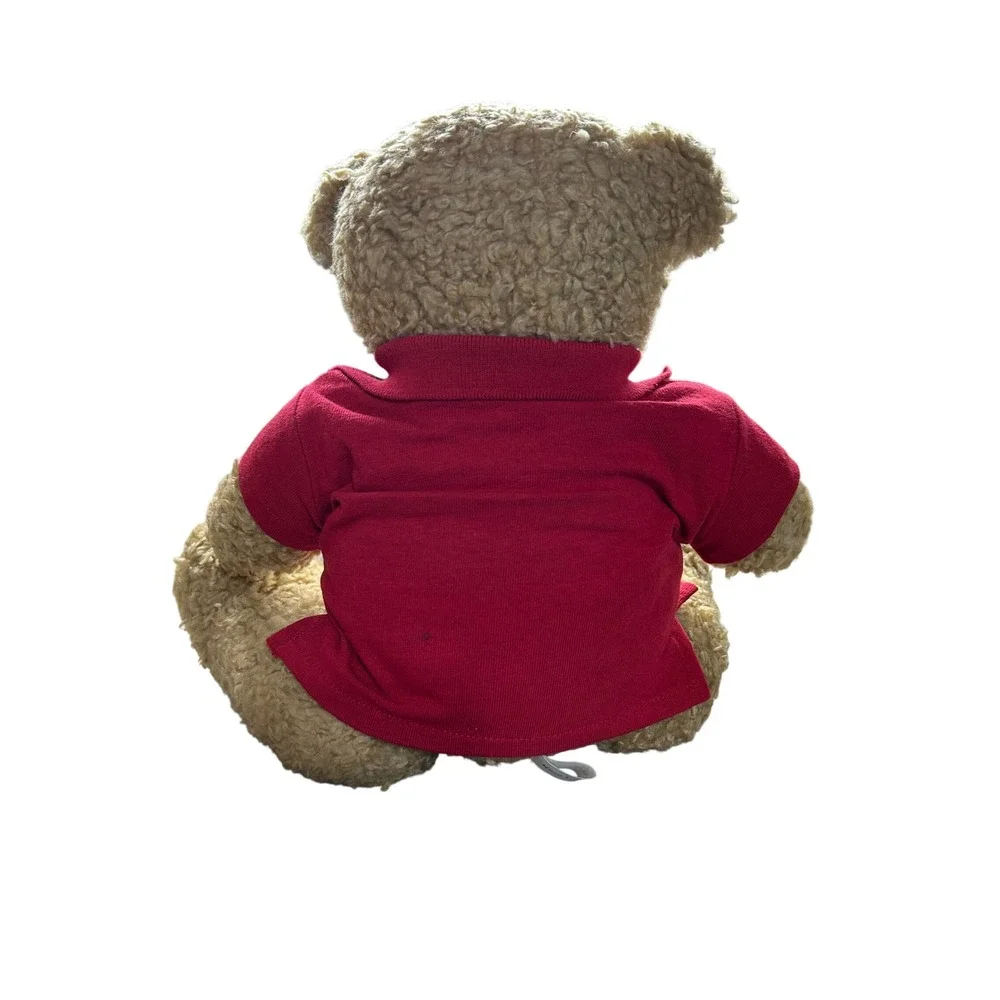 Ralph Lauren Teddy Bear Plush Red Polo Shirt Collectible 11 inch